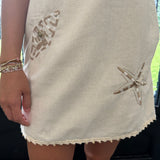 Oakley Linen Mini Dress in Oatmeal