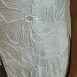 Sconset Floral Embroidered Maxi Dress in White