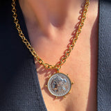 ChanSutt Two Tone Coin Necklace