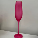 180 Degrees Frosted Flute Champagne Glasses