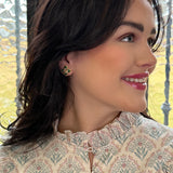 Roberto Coin Color Stud Earrings in Green