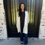 Swoon Open Cardigan in Cream