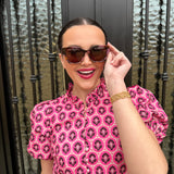 DIFF Evie Torino Sunglasses in Tortoise + Brown