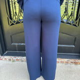 Spanx AirEssentials Wide Leg Pant in Navy