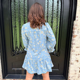 Audry Dress in Blue