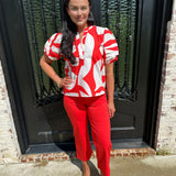 Maude Raya Top in Red