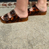 Dolce Vita Julio Tortoise Vinyl Sandals