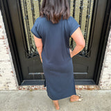 Hattie Maxi Dress in Navy