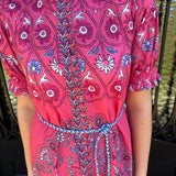 July Hindi Cotton Maxi in Raspberry