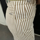 Grommet Waist Patched Wide Leg Jeans
