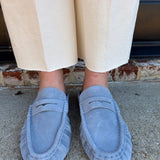 Steve Madden Rafe Loafers in Dusty Blue