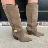 Dolce Vita Jody Suede Boots in Olive