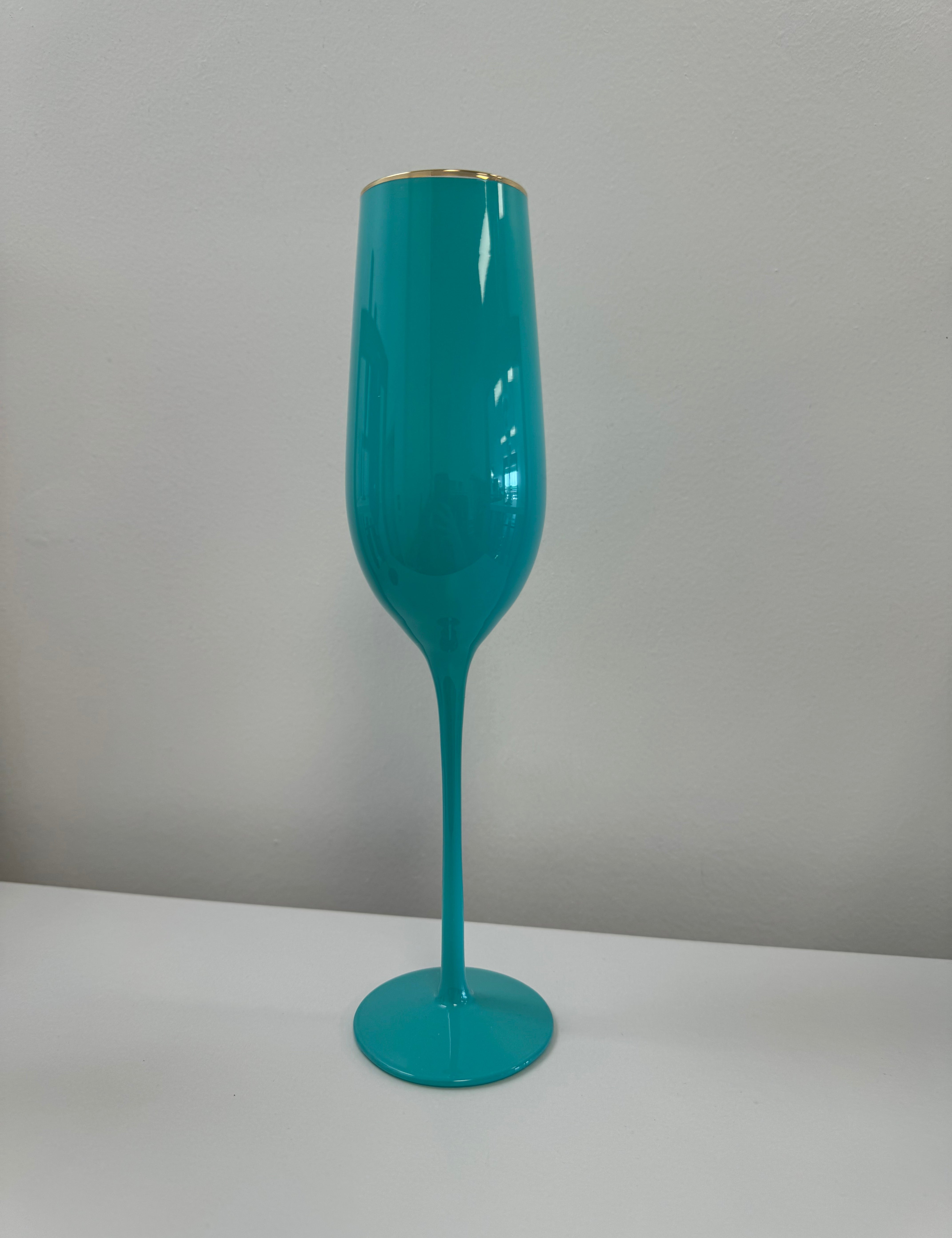Sugar Plum Champagne Flute Glasses