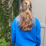 Lulu Mac Longsleeve Terry Cloth in Bright Blue