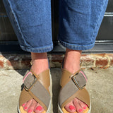 4CCCCEES Plia Juno Sandals in Mud