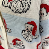 Santa Claus V-Neck Cardigan