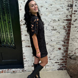 Buddy Love Lulu Caftan Dress in Onyx