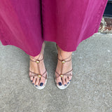 Steve Madden Ramos Heels in Natural Snake