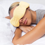 Nodpod Weighted Eye Mask in Butter Yellow