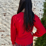 Kelly Santa Baby Sweatshirt in Red