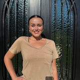 Z Suppy The Pocket Tee in Sand