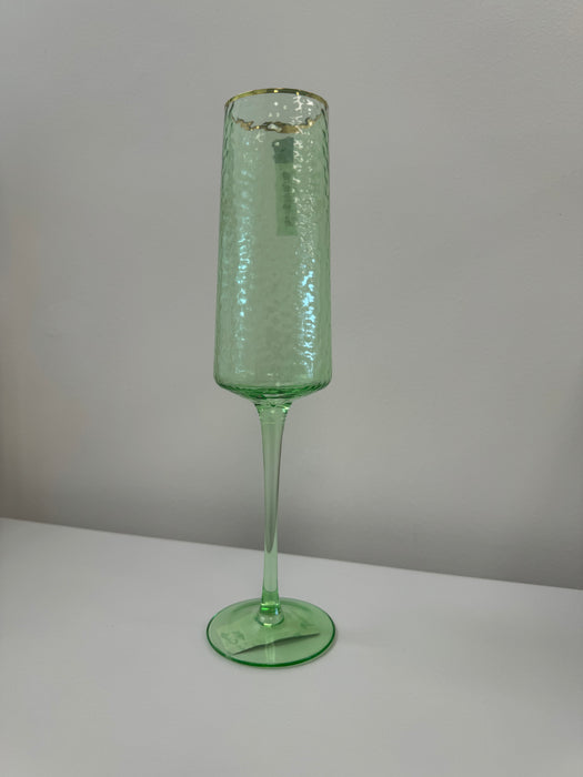 Rainbow Champagne Flute