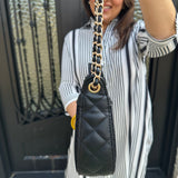The Donna Mesh Purse in Black