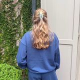 Lulu Mac Longsleeve Terry Cloth in Navy