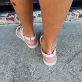 Melissa Iris Sandal in Beige/Gold