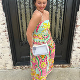 Donna Mesh Purse in White