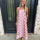 Envy Pink Midi Dress
