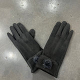 Callie Touchscreen Tech Gloves with Fur Ball - Multiple Colors Available