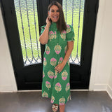Cami Floral Ruffle Collar Maxi