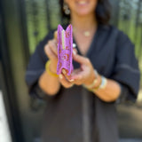 Mary Square Let’s Face it Mini Bag in Pink floral and Venice vines