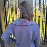 Spanx AirEssentials Half Zip in Navy