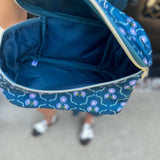 Mary Square Kiss and Makeup in Pink Floral and Venice Vines