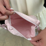 Essential Zip Pouch in Ballet Pink