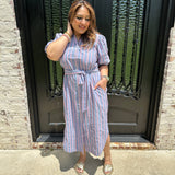 Channing Dress in Chambray