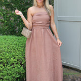 Check Maxi in Terracotta
