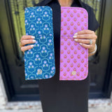 Mary Square Hot Tools Cover in Pink Floral and Venice Vines