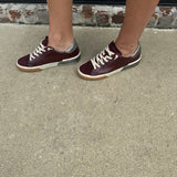 Zina Sneakers in Burgundy
