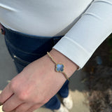 Single Color Clover Stretch Beaded Bracelet in Multiple Colors