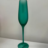 180 Degrees Frosted Flute Champagne Glasses
