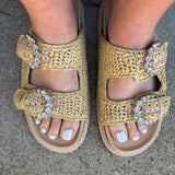 Dolce Vita Shauny Crystal Sandals in Sette