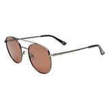 ISea Easton Sunglasses in Gunmetal/Brown