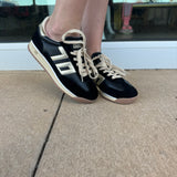 Back 70 Jogger Sneakers in Black Gold