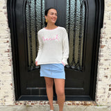 Beach Whip Stitch Sweater