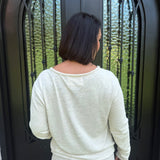 Dear John Vanya Top in Whitecap Gray