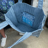 Heart of Grace Large Quilted Tote Bag