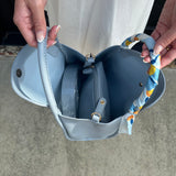 Tulum Leather Purse in Blue